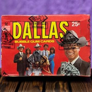 VINTAGE 1981 DONRUSS Dallas Wax Box ВВСЕ